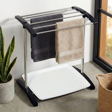 가습 미니 빨래건조대, 블랙