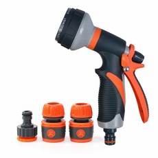 분사기 8모드 정원뿌리개 아파트베란다창문청소 고압 물 베란다청소건 88712EA 1(pc)