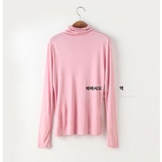 여성 홈웨어 볼륨 긴팔 외출 모달 기모 수유 데일리 티셔츠 라운드 뽕