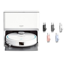 HOBOT LEGEE 雷姬 Q10 PRO 環保壓縮多功能掃拖機器人& LuLu洗布座組, 白色