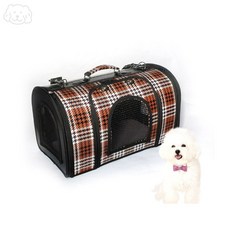 리니펫 도기프렌드 투스백 브라운 개이동장