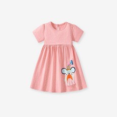 洁白 新款女童公主連衣裙 可愛純棉寶寶兒童裙子 夏季童裙