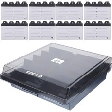 12042533 명함 거치대 케이스 꽂이 대용량 수납이 가능한 두꺼운 플라스틱으로 만든 낙하 방지 비즈니스 카드 홀더 오피스 클리닉 전시회 가능 심플 데스크톱