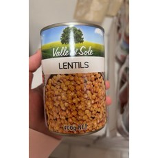 Valle del Sole 扁豆罐頭 400g, 1個