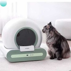 다올 고양이자동화장실 고양이 저소음 화장실 대형, 1개, 상세 페이지 참고