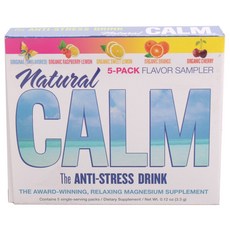 NATURAL VITALITY 鎮靜飲料 5件組, 3.3g, 1盒