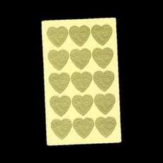 청첩장 장 스마일 하트 견출지 바코드스티커 라벨