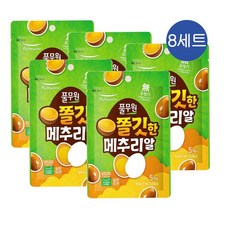 풀무원 쫄깃한 훈제 메추리알 5입, 40개, 25g