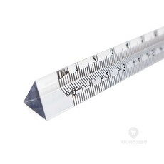 히히힛 투명 입체 삼각자 15cm 문구용자