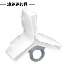 漁多多釣具 三本鉤保護套 路亞鉤保護套 魚鉤保護套 三本鉤保護殼 擬餌三本鉤保護蓋 鉤子保護套, 白色,5#（不適用粗骨三本鉤）, 1個
