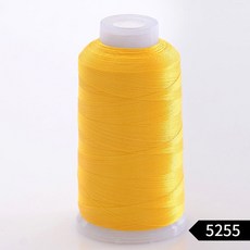 【針線】【送針】拉不斷的皮革綫 尼龍綫 手縫針綫 縫紉機綫 250D/3股細綫 風箏線 裁縫 車縫線 手縫線 縫紉線, 金黃色5255, 1個