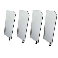 소변기 칸막이 400x900 파티션 둥근 방수 가림막, 1개, 400 x 900 표준 패널