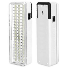 휴대용 벽걸이 충전식 비상등 자동 랜턴 작업등 정전용 전구, 30 LEDS, 1개