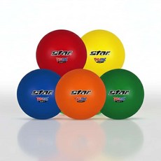 Star 스타 피구공 소프트 3호 CB8103S.소프트공 스펀지공 학교 공놀이 체육 실내, 옐로우, 옐로우, 1개