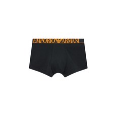 엠포리오 아르마니 EMPORIO ARMANI UNDERWEAR 남성 자카드 로고 밴드 드로즈_블랙_0814112341 2312089629 434818