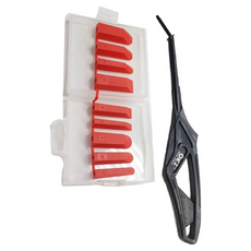 ORIX台灣製PW151矽利康刮刀組，多功能填縫工具，含抹刀、邊刀、錐形刀，輕鬆整平玻璃膠, 1個