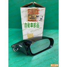 (汽車零件專家)三菱跑車 日蝕 2.0 1995- 年 MR707511 右邊 黑色 倒車鏡 照後鏡 後視鏡 後視鏡總成, 1個