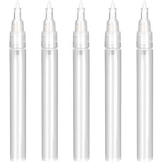 리필 가능한 페인트 마커 5팩 0.5mm 추가 미세 팁 - 터치업 영구 아크릴 수채화 가구 복원용 잉크 창의적인 DIY 아트 그래피티용 빈 지우기, Extra-Fine 0.5mm - 5 Pens