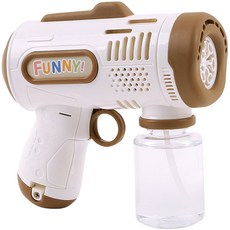 파워쿠키 비눗방울 자동 버블건, 초코+아이보리, 1개