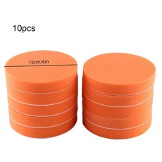 5/6 인치 자동차 다목적 연마 스폰지 패드 폴리 셔 드릴 어댑터 휠 왁싱 쿠션 청소 도구, [03] 10pcs 6 inches