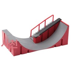 핑거보드 트랙 장애물 손가락보드 훈련 스케이트 연습, 1개, U자형