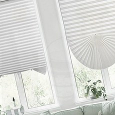 창문 암막 블라인드 붙이는 커튼 90x240 흰색 차단 셀프