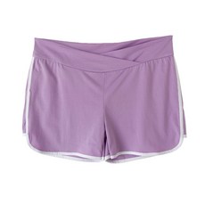 BabyShare時尚孕婦裝 運動風棉質低腰孕婦短褲 孕婦褲 【J3S004F3L】 舒適透氣 呵護 彈性腰圍