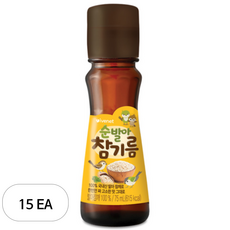 아이배냇 순 발아 참기름, 참깨, 75ml, 15개