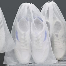 더스트백 부직포 주머니 신발 파우치 50장, 보관가방50장 01772WT