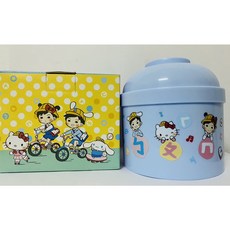 KTCN泡麵碗 台灣製造 附蓋 附耳泡麵碗 304不鏽鋼內膽 便當盒 泡麵碗 附蓋湯碗 杯碗 快餐杯, 1個, 粉.藍