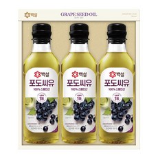 국내배송 25년 추석 선물 백설 포도씨유 선물세트 3호