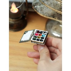 수채화 아티스트용 세트 붓 초미니 풍경화용 여행용 그림, 1개, + DS 액세서리 제외, 기본 색상