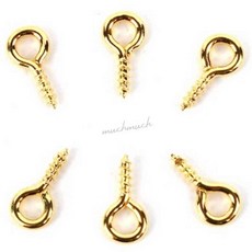 많이많이02 부자재 골드 9자핀 100개입 레진공예