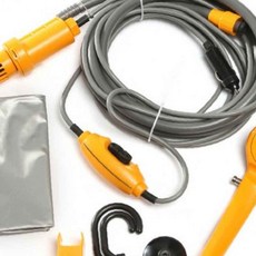 감성캠핑용품 자동차 시거잭 연결 오토 캠핑 차박 간이 휴대용샤워기