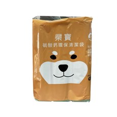 樂寶 碳酸鈣環保清潔袋, 6個, 80L