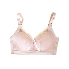 交叉蕾絲哺乳內衣 無鋼圈無痕孕婦內衣