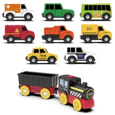 미카포트 교통놀이 기차와 자동차 10종세트 MF90979 자동차장난감, 상세페이지 참조, 1개