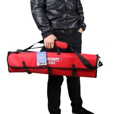 국궁 장비 화살 보관 활쏘기 활 케이스 수납 화살통 블랙 보관함, 1개, D. 레드 스플릿 백