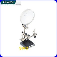 寶工 Pro'sKit SN-392 放大鏡座 多方向輔助夾具 鑄鋼底座 焊接輔助工具, 1個
