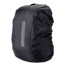 8-70L 반사 배낭 레인 커버 야외 사이클링 하이킹 등산 가방 커버 방수, 18 Black-XS (8-17L), 1개