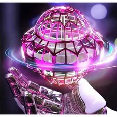 부메랑 스피너 피젯 플라잉 LED 리턴 장난감 키덜트 파랑 충전모델, 보라색 충전모델