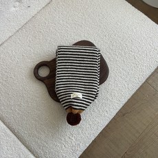 兒童圍巾 3-10歲 韓版字母標條紋針織圍脖 保暖防寒 寶寶護脖圍巾