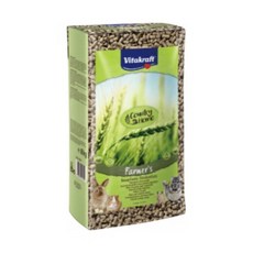 Vitakraft 德國小動物環保麥稈墊砂 麥稈 陸龜 兔 鼠 刺蝟 龍貓 底材 墊材, 1個, 原裝 8公斤