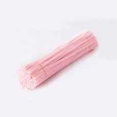 제너럴케이 모루 철사 DIY 재료, 100개, 베이비핑크