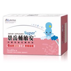 景岳 輔敏安 功能性益生菌粉包 60包 草莓口味 (低溫配送), 1個