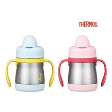 THERMOS 膳魔師 foogo系列 不銹鋼幼兒學習杯 TYBS-203 200ML 保溫瓶, 1個, 粉紅色 TYBS-203-PK