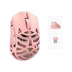 WLMouse Beast X Miao 무선 게이밍마우스 초경량 31g 짐승마우스 3950HS, 핑크(광 마이크로 스위치)