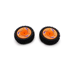 자동차 전면 후면 바퀴 고무 타이어 원격 제어용 미끄럼 방지 내마모성 부품, 1개