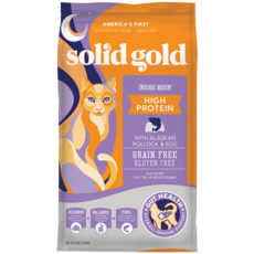 Solid Gold 素力高 無穀貓糧 貓乾糧 高蛋白 深海藍鱈雞蛋口味, 5.44kg, 1個, no this value