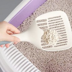 반려묘 배변 청소 도구 모래 삽 스쿱 화장실 관리 용품 위생 처리 도구 애완동물, 1개, 상세페이지 참조